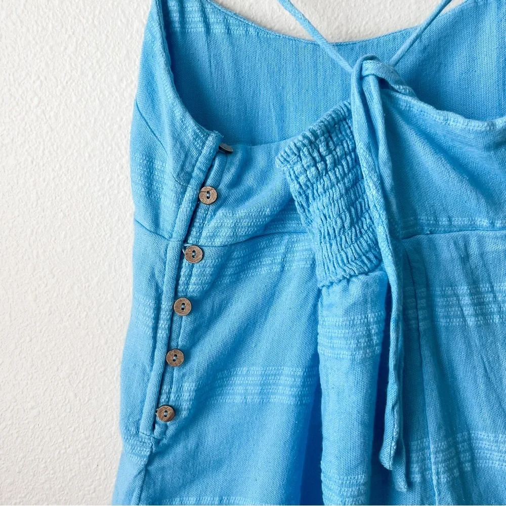 FP Blue Skort Romper with Spaghetti Straps NWOT - Picture 6 of 8